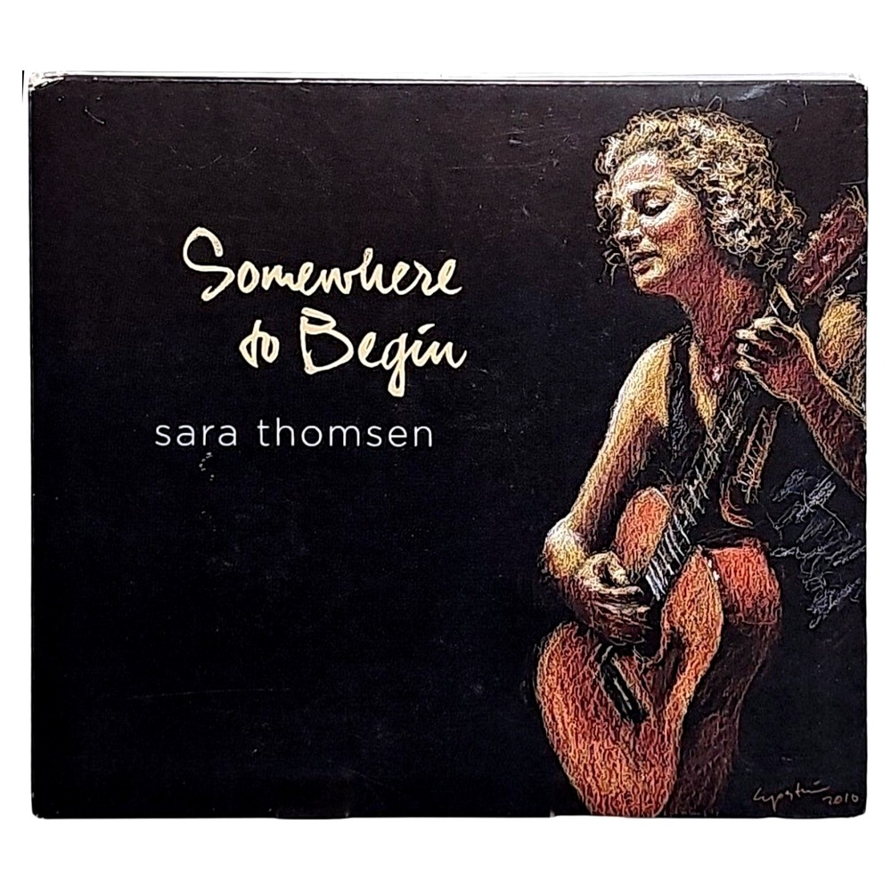Sara Thomsen Somewhere to Begin CD 2014 Folk Digipak UPC 831715003006 EUC